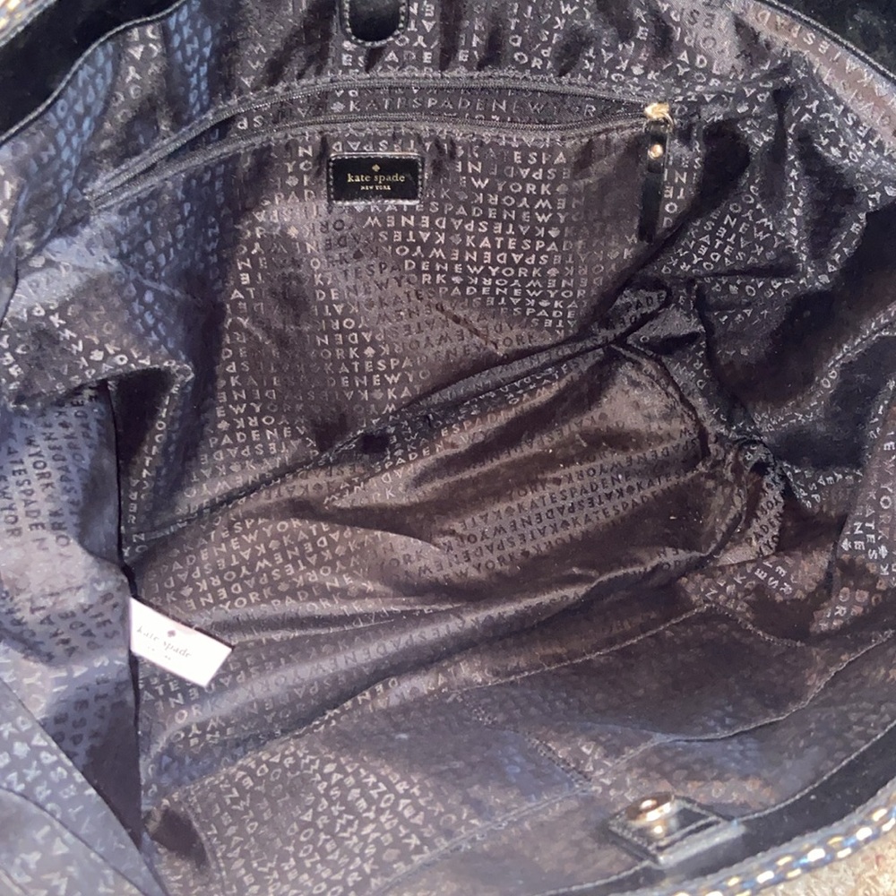 Kate Spade New York Wicklow Court Anabette Striped Large Straw Tote NWOT - Picture 7 of 9